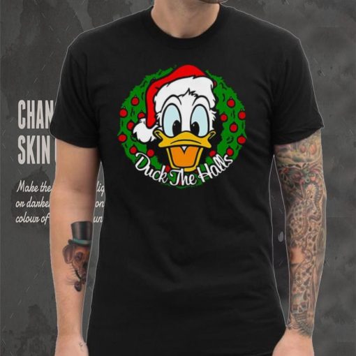 Donald Duck with Holiday Present, Donald Duck Christmas Shirt