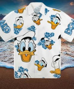 Donald Hibiscus Hawaiian Shirt