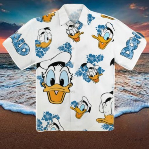 Donald Hibiscus Hawaiian Shirt