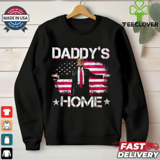 Donald Trump 2024 Daddys Home Trump Pink T Shirt