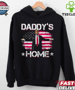 Donald Trump 2024 Daddys Home Trump Pink T Shirt