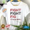 Trump 2024 Stay Strong Fist Pump Rally Secret Service Flag T Shirt