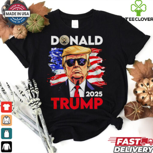 Donald Trump 2025 America flag shirt