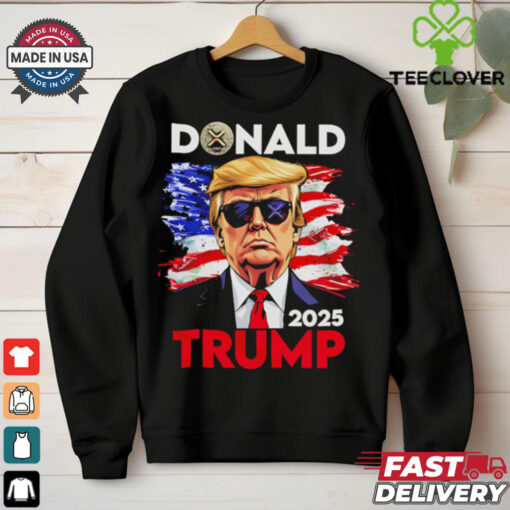 Donald Trump 2025 America flag shirt