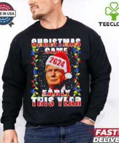 Donald Trump Christmas Came Early Voter Political shirt