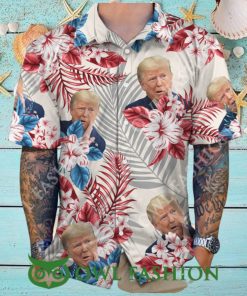 Donald Trump Face Expression Hawaii Shirt