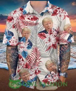 Donald Trump Face Expression Hawaii Shirt