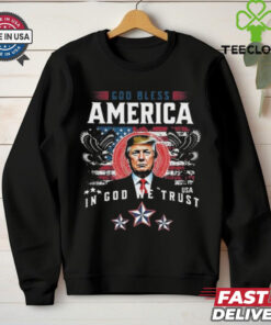 Donald Trump God Bless America In God We Trust 2024 Shirt