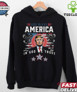 Donald Trump God Bless America In God We Trust 2024 Shirt