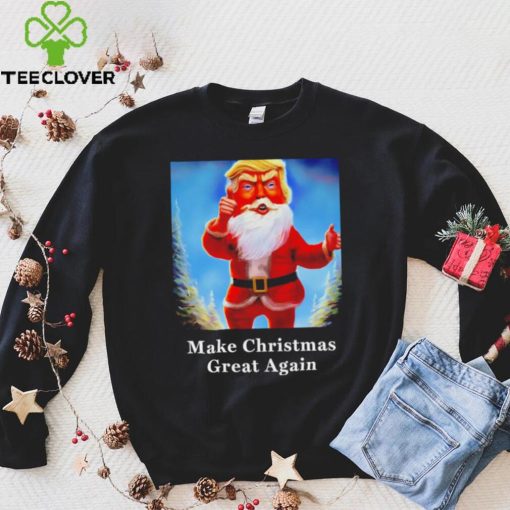 Donald Trump MAGA Santa Claus Make Christmas great again hoodie, sweater, longsleeve, shirt v-neck, t-shirt