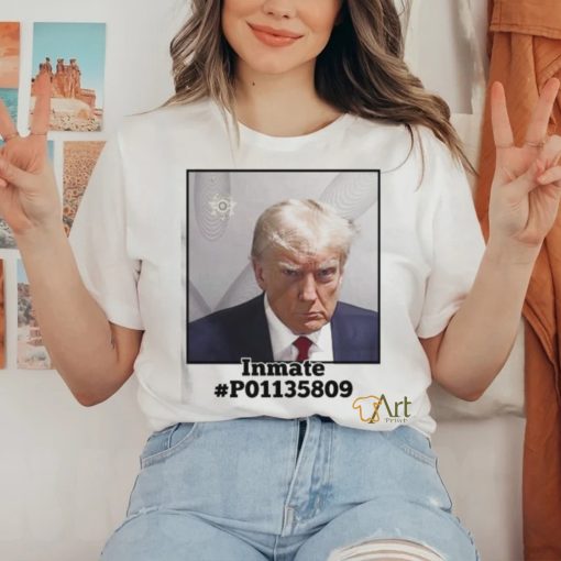 Donald Trump Mugshot Inmate P01135809 T Shirt