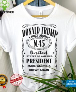 Donald Trump N.45 100 percent MAGA Make America Great Again shirt