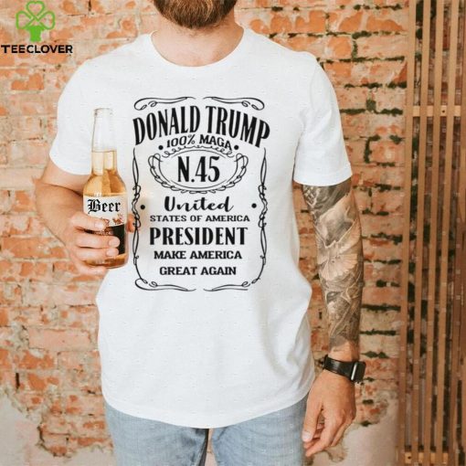 Donald Trump N.45 100 percent MAGA Make America Great Again shirt