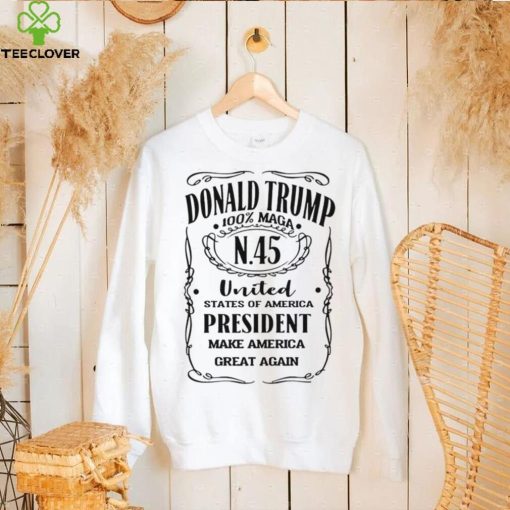 Donald Trump N.45 100 percent MAGA Make America Great Again shirt