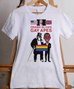 Donald Trump Obama Blows Gay Apes LGBTQ shirt