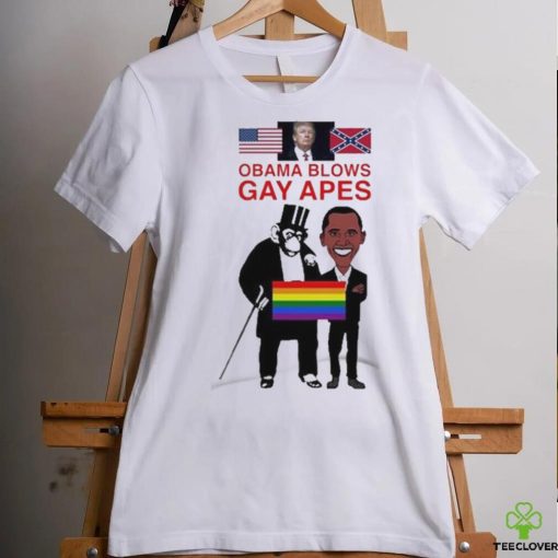Donald Trump Obama Blows Gay Apes LGBTQ shirt