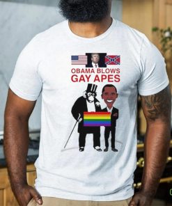 Donald Trump Obama Blows Gay Apes LGBTQ shirt