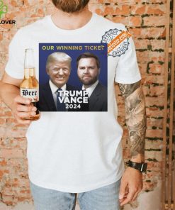 Donald Trump Our Winning Ticket Trump Vance 2024 Shirt