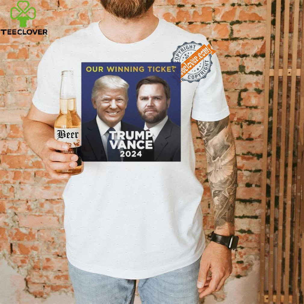 Donald Trump Our Winning Ticket Trump Vance 2024 Shirt Donald Trump Our Winning Ticket Trump Vance 2024 Shirt