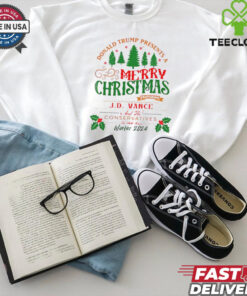 Donald Trump Presents a Merry Christmas Jd Vance and the conservatives shirt