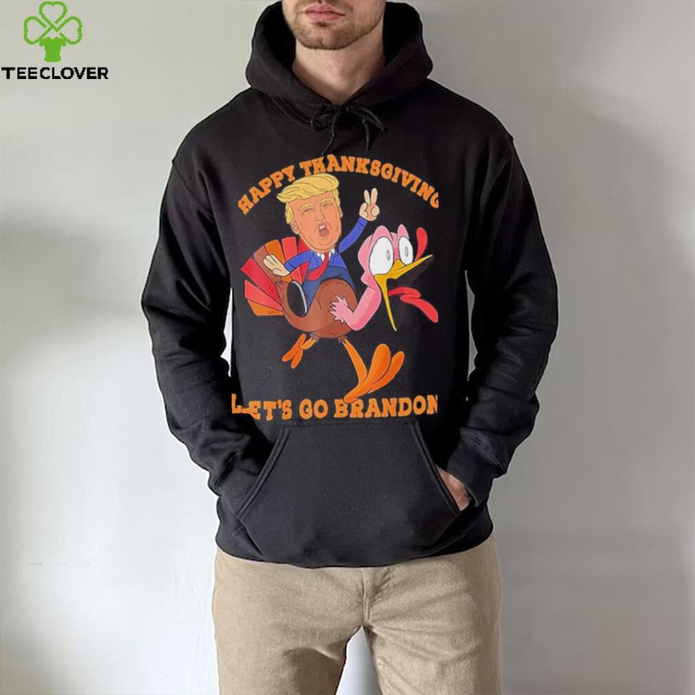 Donald Trump Ride Turkey Happy Thanksgiving Let’s Go Brandon T Shirt Donald Trump Ride Turkey Happy Thanksgiving Let’s Go Brandon T Shirt