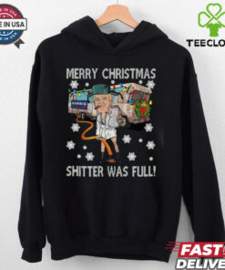 Donald Trump Shitter Was Full Christmas shirt