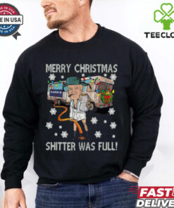 Donald Trump Shitter Was Full Christmas shirt