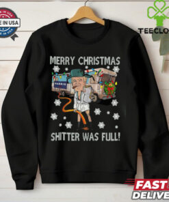 Donald Trump Shitter Was Full Christmas shirt