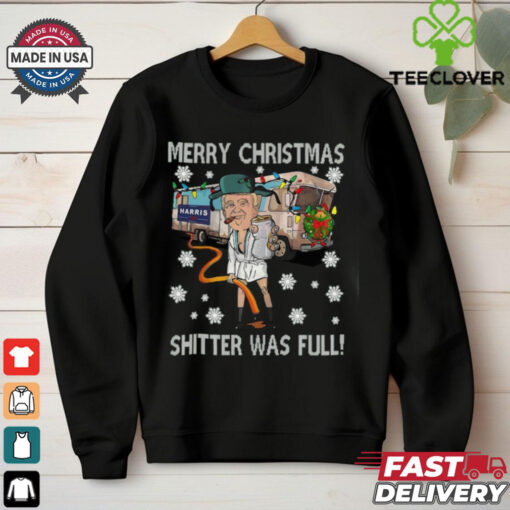 Donald Trump Shitter Was Full Christmas shirt