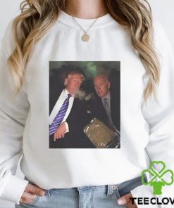 Donald Trump Smoking And Joe Biden Shirt