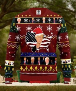 Donald Trump Ugly Christmas Holiday Sweater