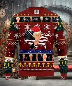 Donald Trump Ugly Christmas Holiday Sweater