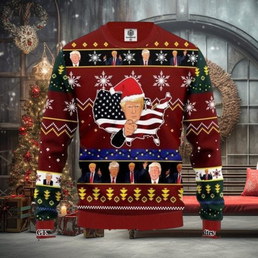 Donald Trump Ugly Christmas Holiday Sweater