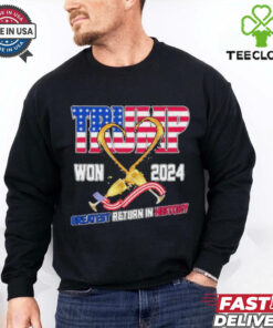 Donald Trump Won 2024 Greatest Return In History Shirt