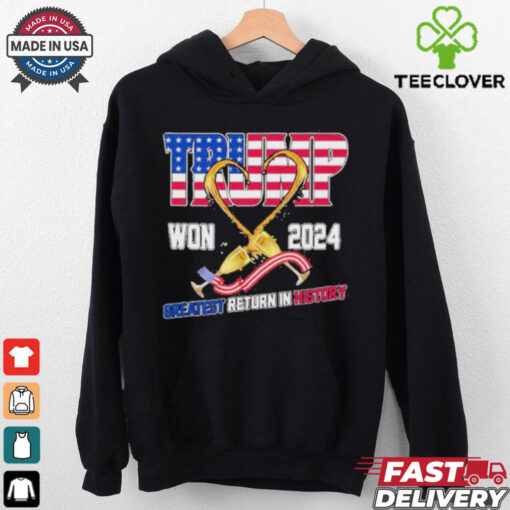 Donald Trump Won 2024 Greatest Return In History Shirt