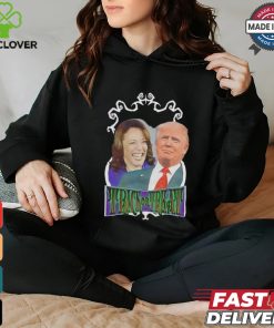 Donald Trump and Kamala Harris trick or treat Halloween shirt 1 Donald Trump and Kamala Harris trick or treat Halloween shirt