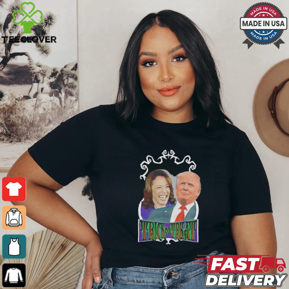 Donald Trump and Kamala Harris trick or treat Halloween shirt Donald Trump and Kamala Harris trick or treat Halloween shirt