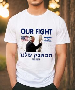 Donald Trump our fight support Israel flag graphic shirt 4 Donald Trump our fight support Israel flag graphic shirt