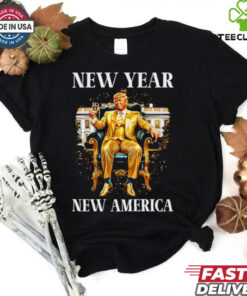 Donald Trump party New Year New America shirt