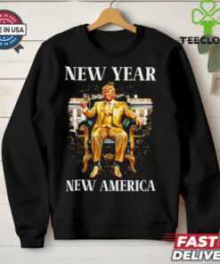 Donald Trump party New Year New America shirt