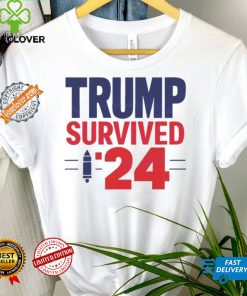 Donald Trump survived 24 election campaign shirt 2 Donald Trump survived 24 election campaign shirt