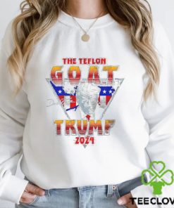 Donald Trump the Teflon GOAT Trump 2024 signature retro shirt
