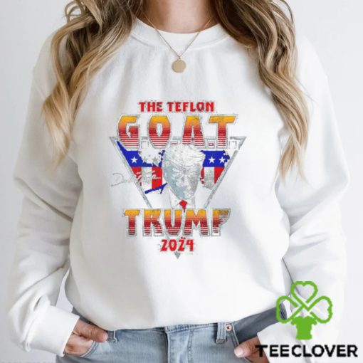 Donald Trump the Teflon GOAT Trump 2024 signature retro shirt