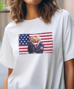 Donald Trump x Joe Biden America Flag For President Of USA 2024 Unisx T Shirt