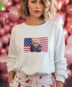 Donald Trump x Joe Biden America Flag For President Of USA 2024 Unisx T Shirt