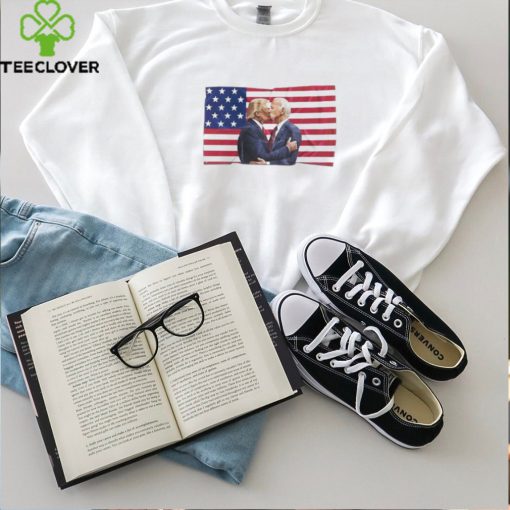 Donald Trump x Joe Biden America Flag For President Of USA 2024 Unisx T Shirt