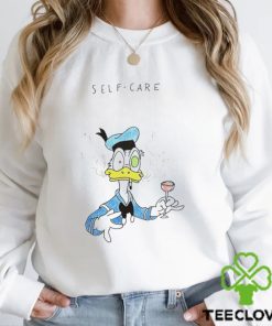 Donald duck self care hoodie, sweater, longsleeve, shirt v-neck, t-shirt