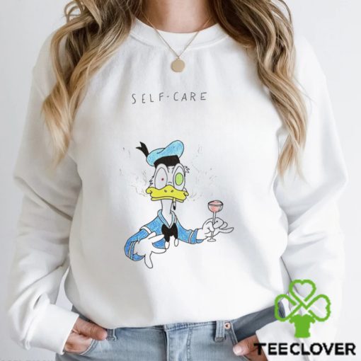 Donald duck self care hoodie, sweater, longsleeve, shirt v-neck, t-shirt