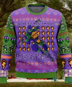 Donatello Rise Of The Teenage Mutant Ninja Turtles 3D Ugly Christmas Sweater Unisex Christmas Sweater For Men And Women
