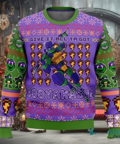 Donatello Rise Of The Teenage Mutant Ninja Turtles 3D Ugly Christmas Sweater Unisex Christmas Sweater For Men And Women